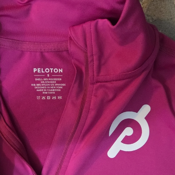 Peloton Women's Fuchsia Long Sleeve Tee - Picture 2 of 3